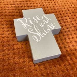 Rise & Shine Cross Decor